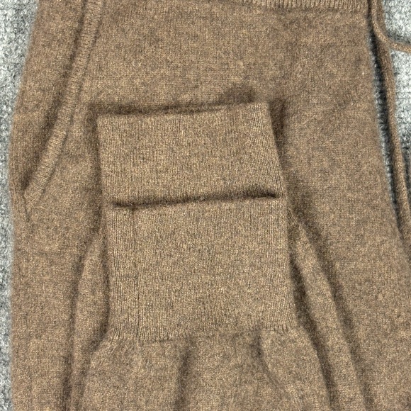 Quince 100% Mongolian Cashmere Jogger Pants XS Brown - Picture 5 of 9